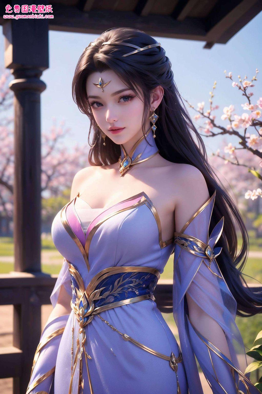 国漫仙武传楚灵玉高清壁纸4k，AI图片护眼之选，平板最美壁纸盛宴。