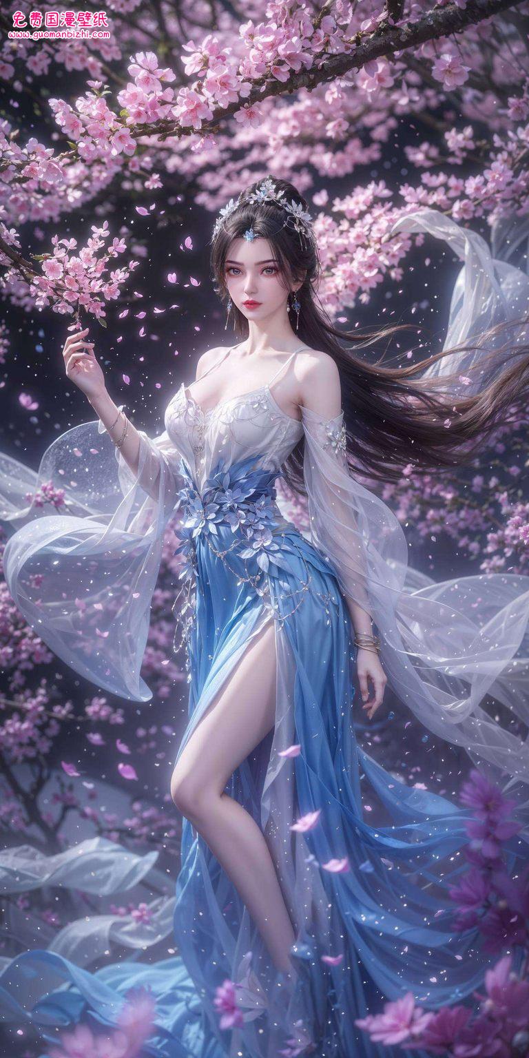 AI角色AIGC游戏仙境，李慕婉动漫壁纸，安卓桌面仙逆之美。