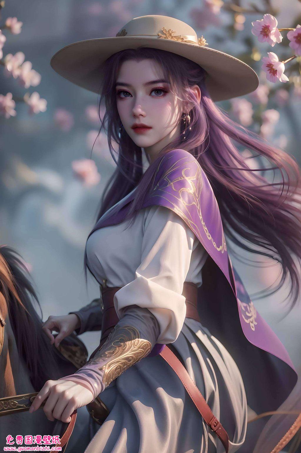 AI动漫人物免费壁纸包——安卓古风壁纸集锦，师兄云霄必备