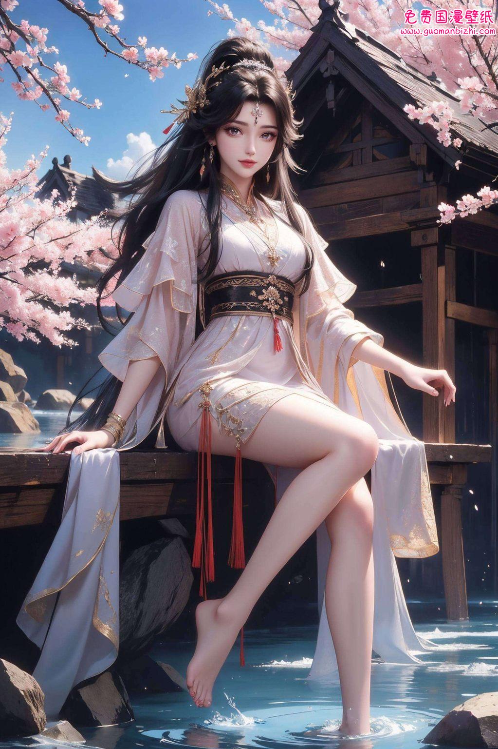 仙逆周紫虹全身高清，AI图片素材，护眼简洁壁纸，IPAD全屏壁纸集