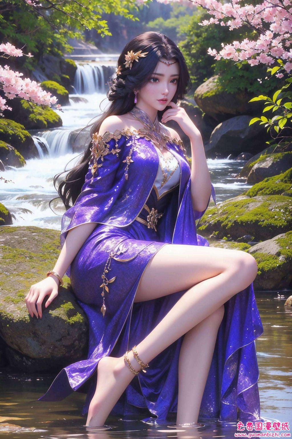 云曦之境——AI动漫人物免费壁纸下载，PC艺术壁纸图文并茂集