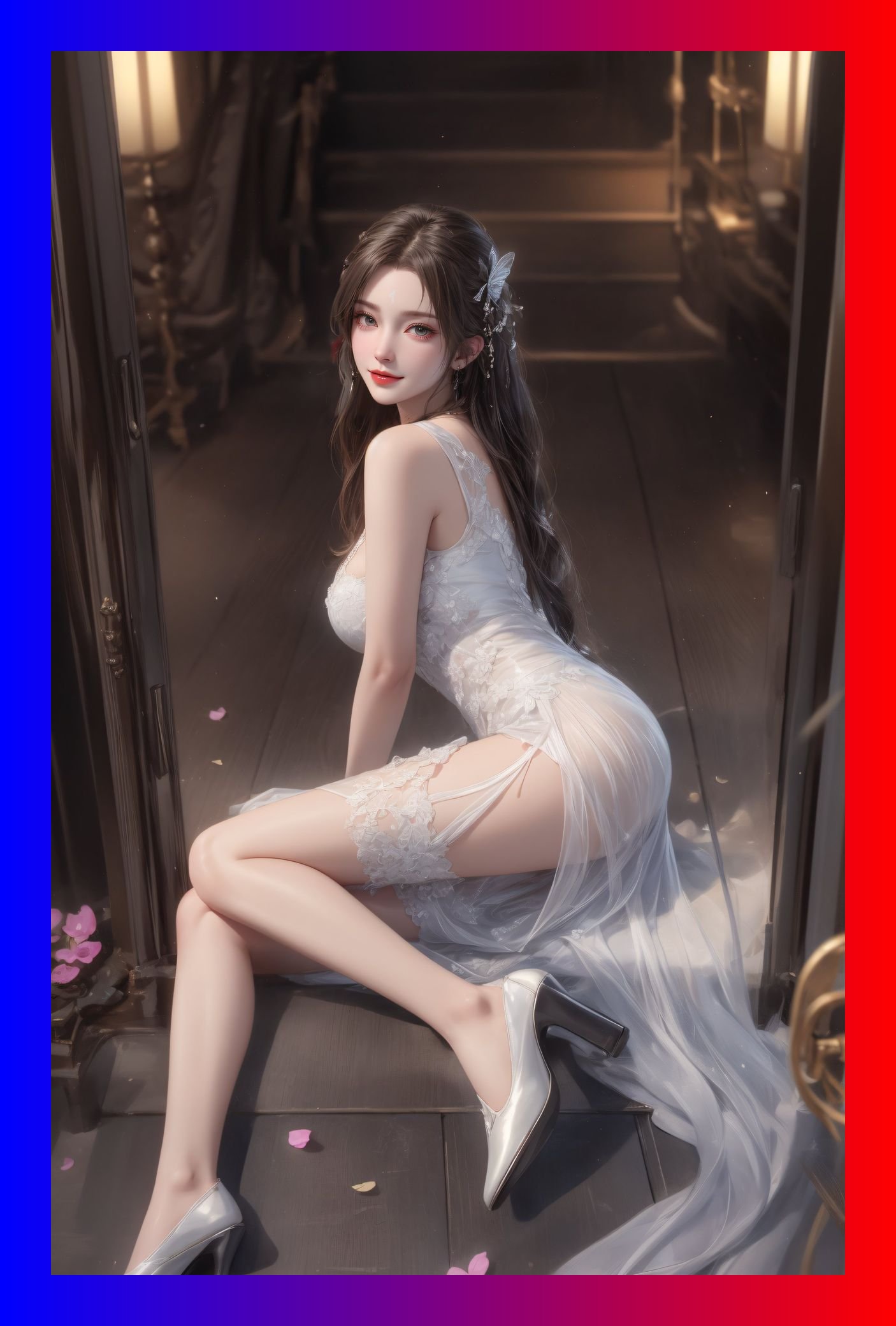 国风ai素材完美世界清漪高质量8k壁纸打包