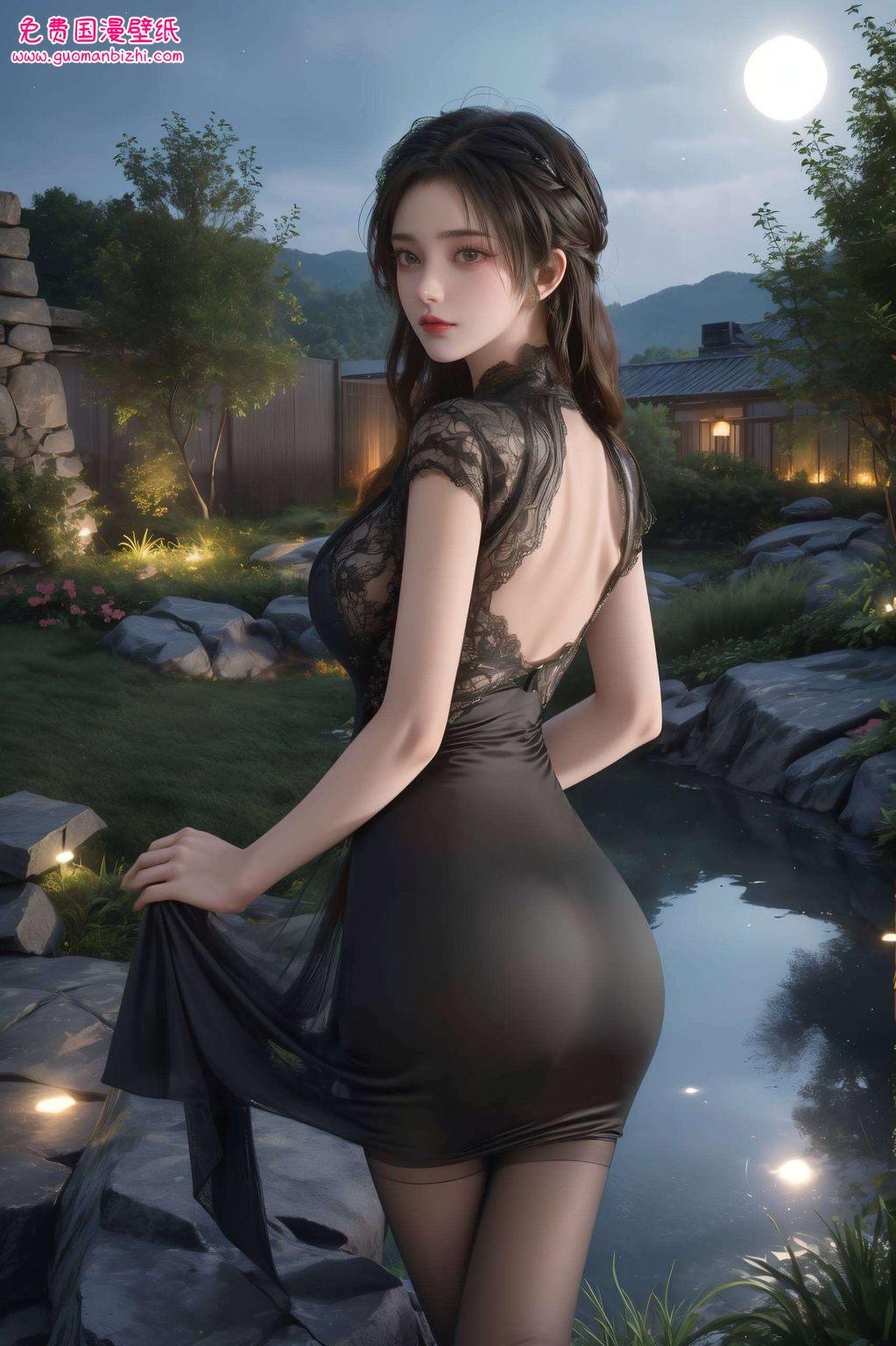 李慕婉官方AI范例壁纸集：免费下载1920×1080平板高清壁纸