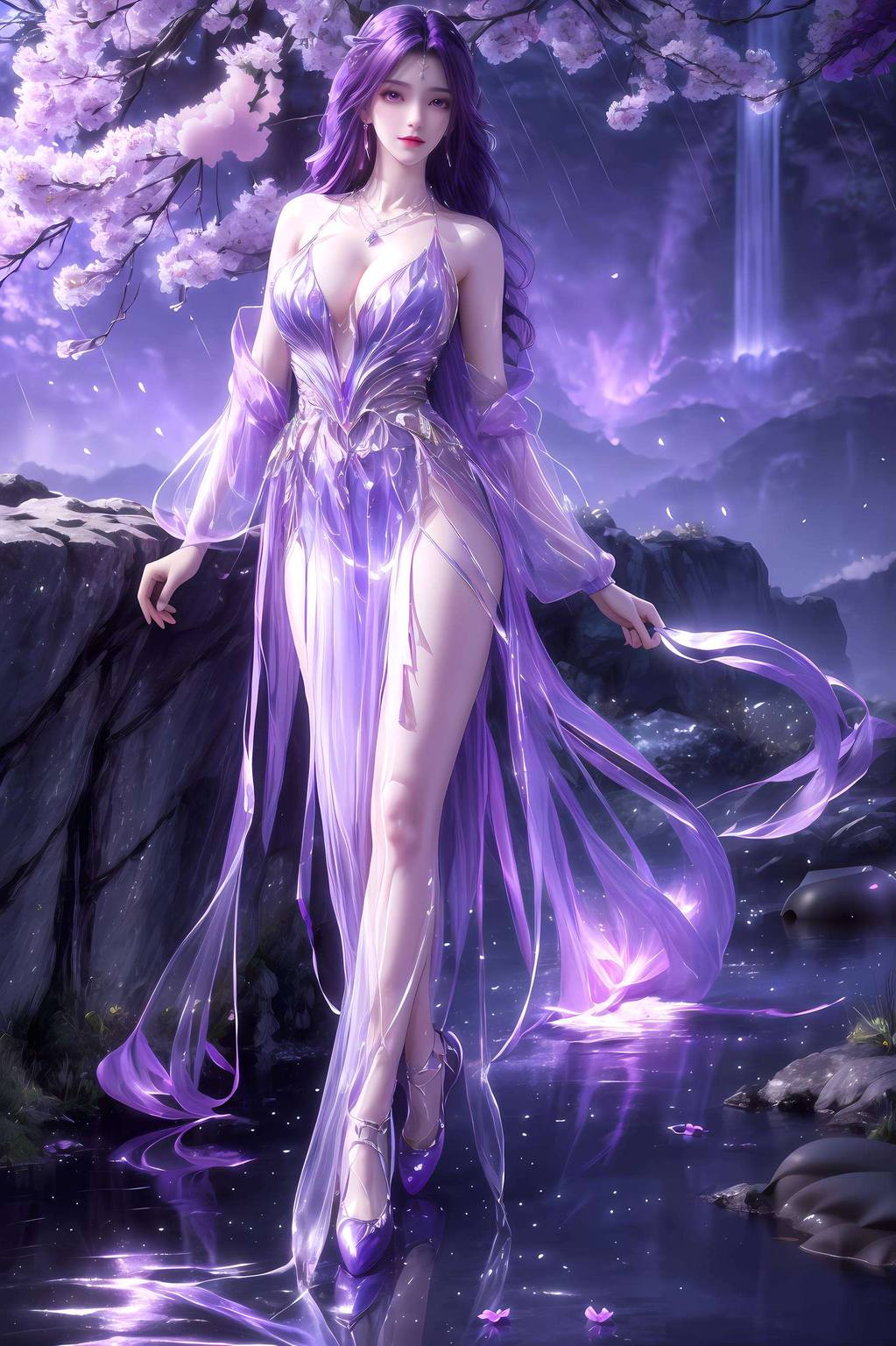 云曦第一版高清壁纸图片——AI参考完美像素，打造手机唯美壁纸集