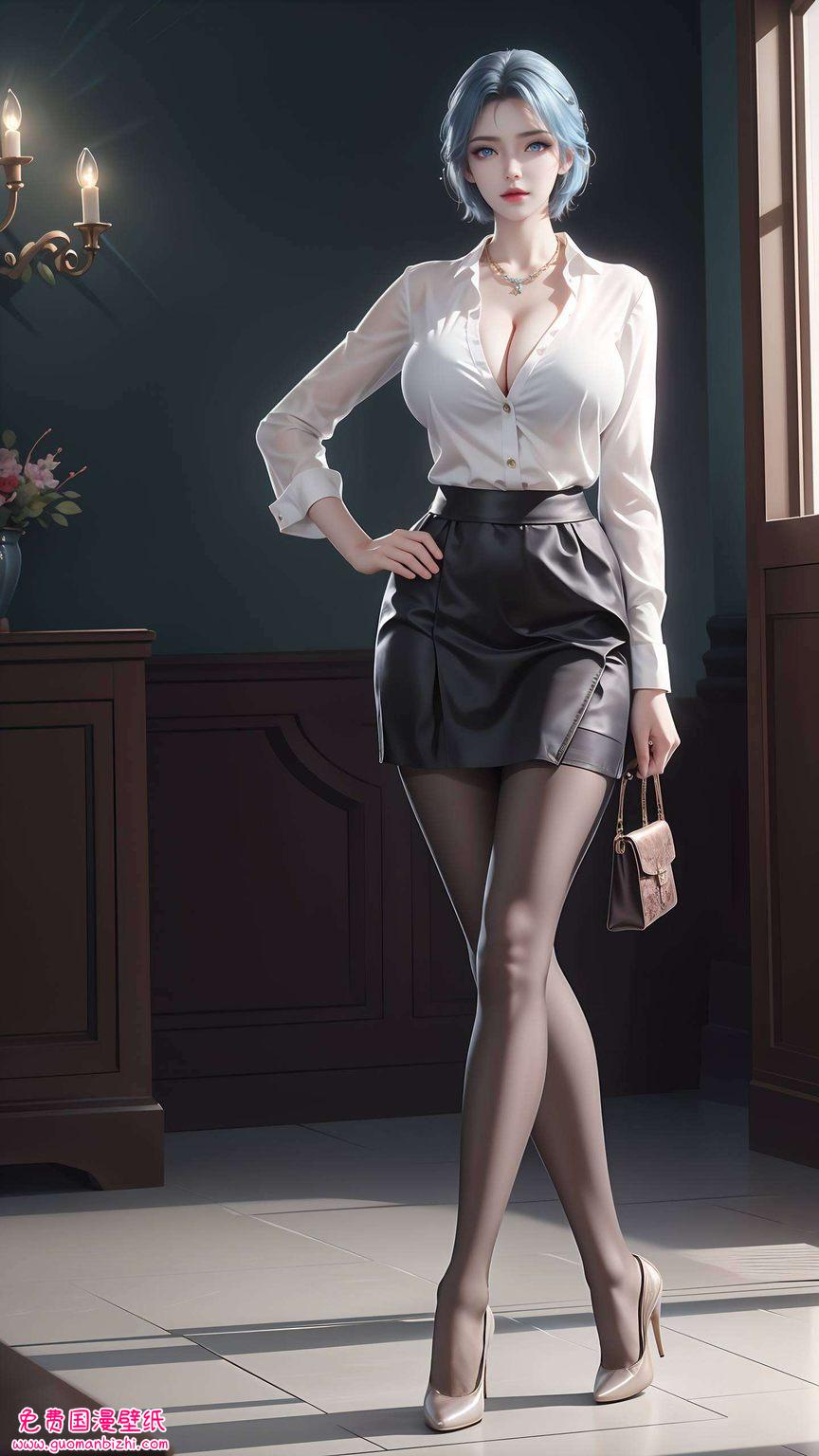 精选免费壁纸盛宴：动漫女神姬青高清星空壁纸，Win10动画壁纸分享