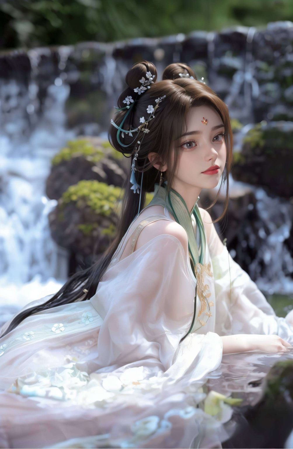 女生壁纸集：仙逆程灵原画，免费壁纸包，平板桌面图片精选