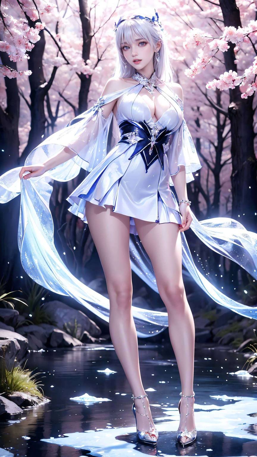 圣采儿与龙皓晨：AI范例极简风PC 1920×1080壁纸集