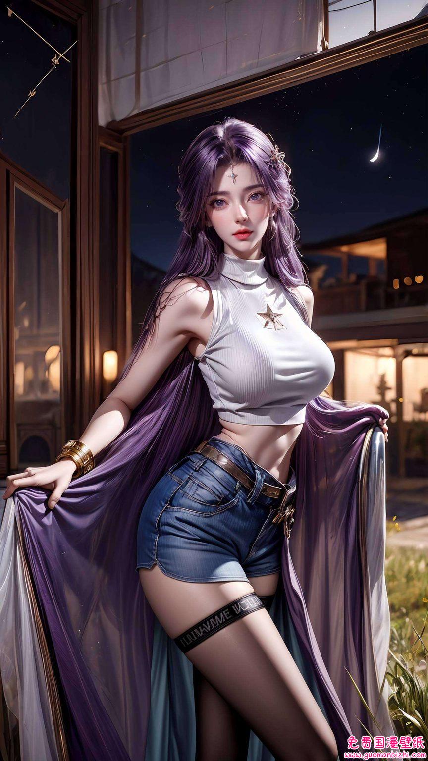 云曦壁纸头像图片高清——AI生成AIGC完美像素苹果桌面装饰图精选集