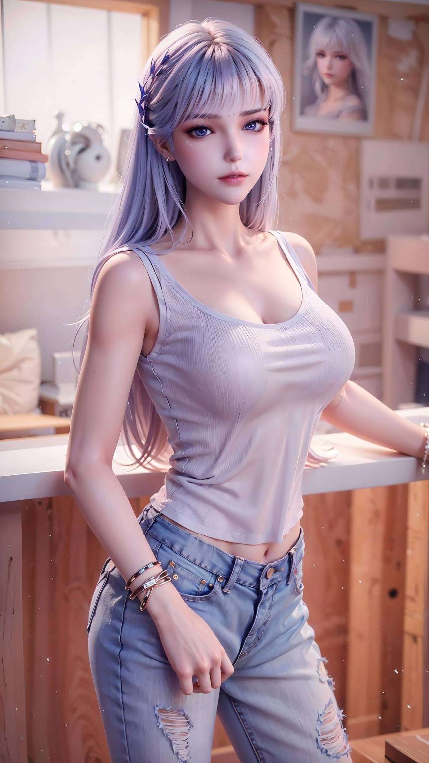 小舞圣采儿图片壁纸高清：AI动漫人物壁纸，动漫壁纸，电脑桌面装饰图集锦