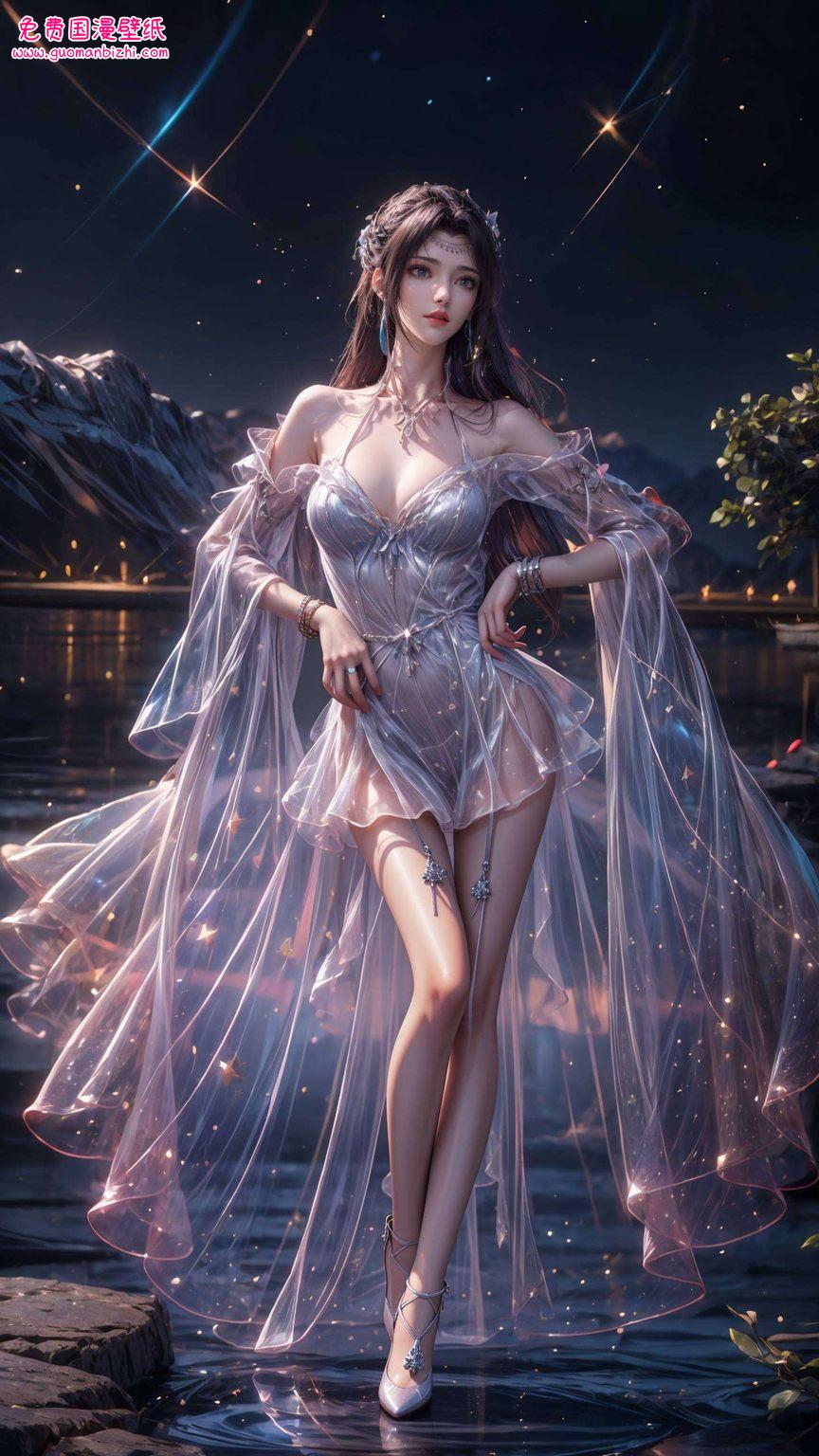 云韵超清壁纸动态：AI角色极简壁纸，iPhone桌面装饰艺术