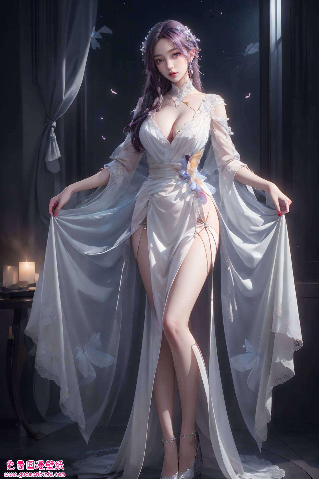 AI创造古风AIGC动漫壁纸，琯琯samr云曦手机视觉新体验