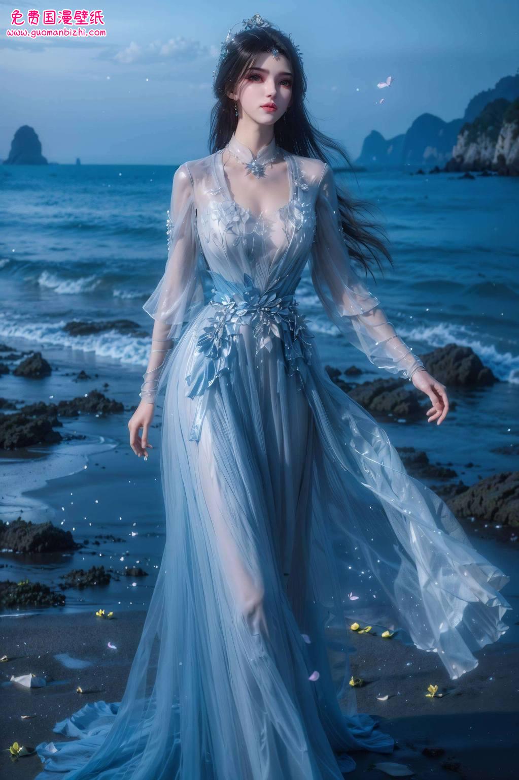 仙逆李慕婉身材AI角色壁纸，免费壁纸包，平板宽屏专用，动态呈现。