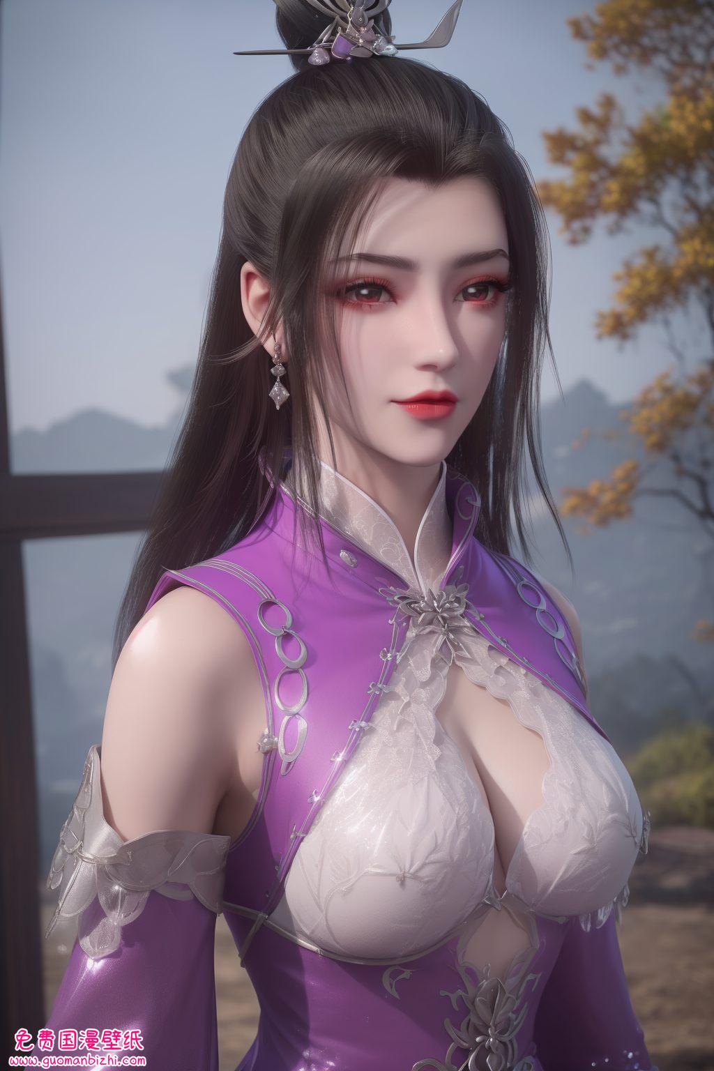 AI壁纸完美像素，古风漫画壁纸，仙逆柳眉4K超清，_iphone专属美学呈现。