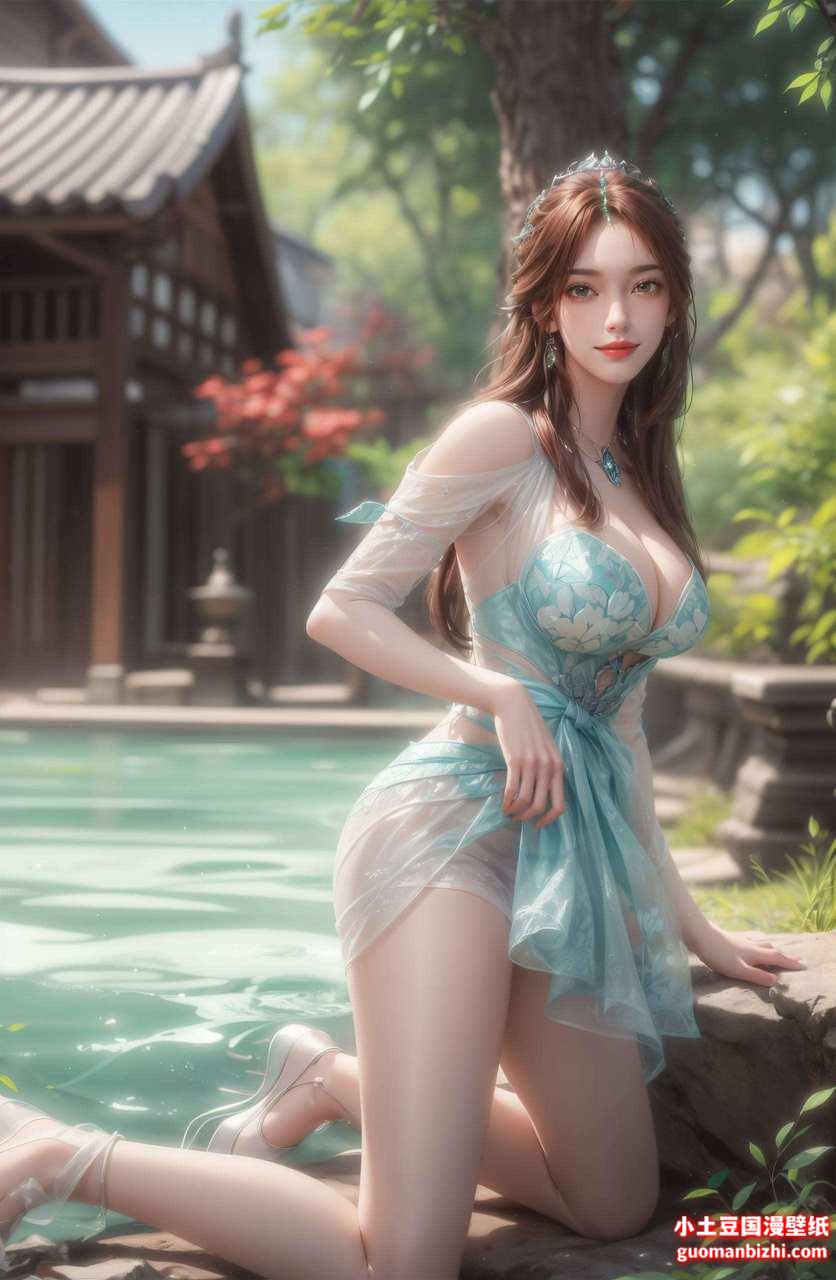 叶倾仙落地炫彩壁纸护眼电脑简洁壁纸