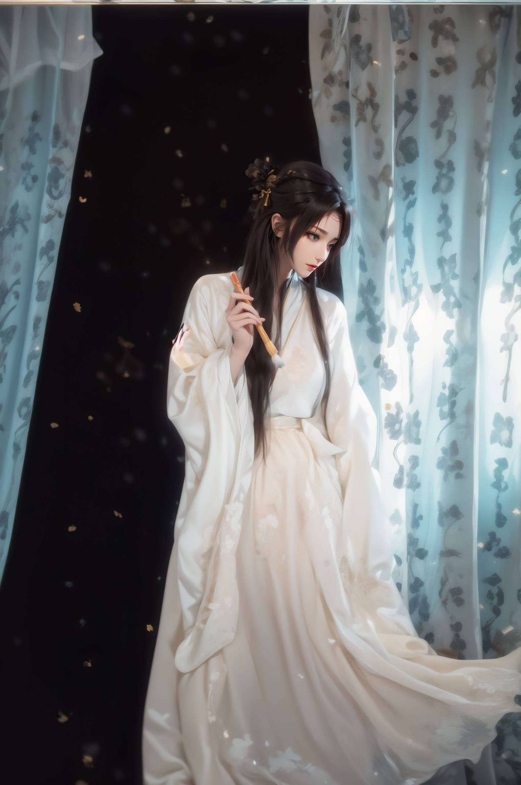 AI绘画AIGC之古香古色二次元壁纸，专为iPhone定制，云韵真人漫头壁纸集