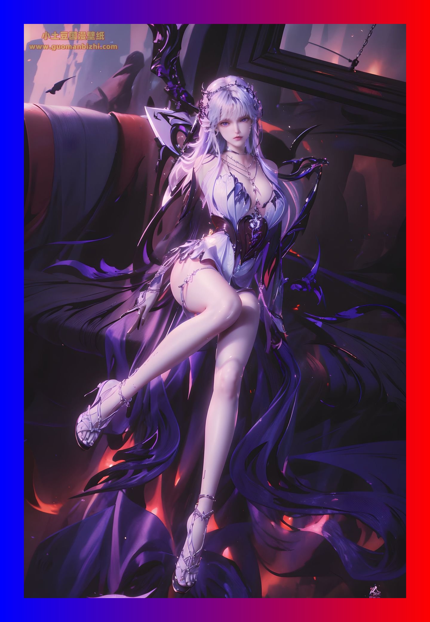 热门ai桌布神印王座圣采儿精美4k打包壁纸