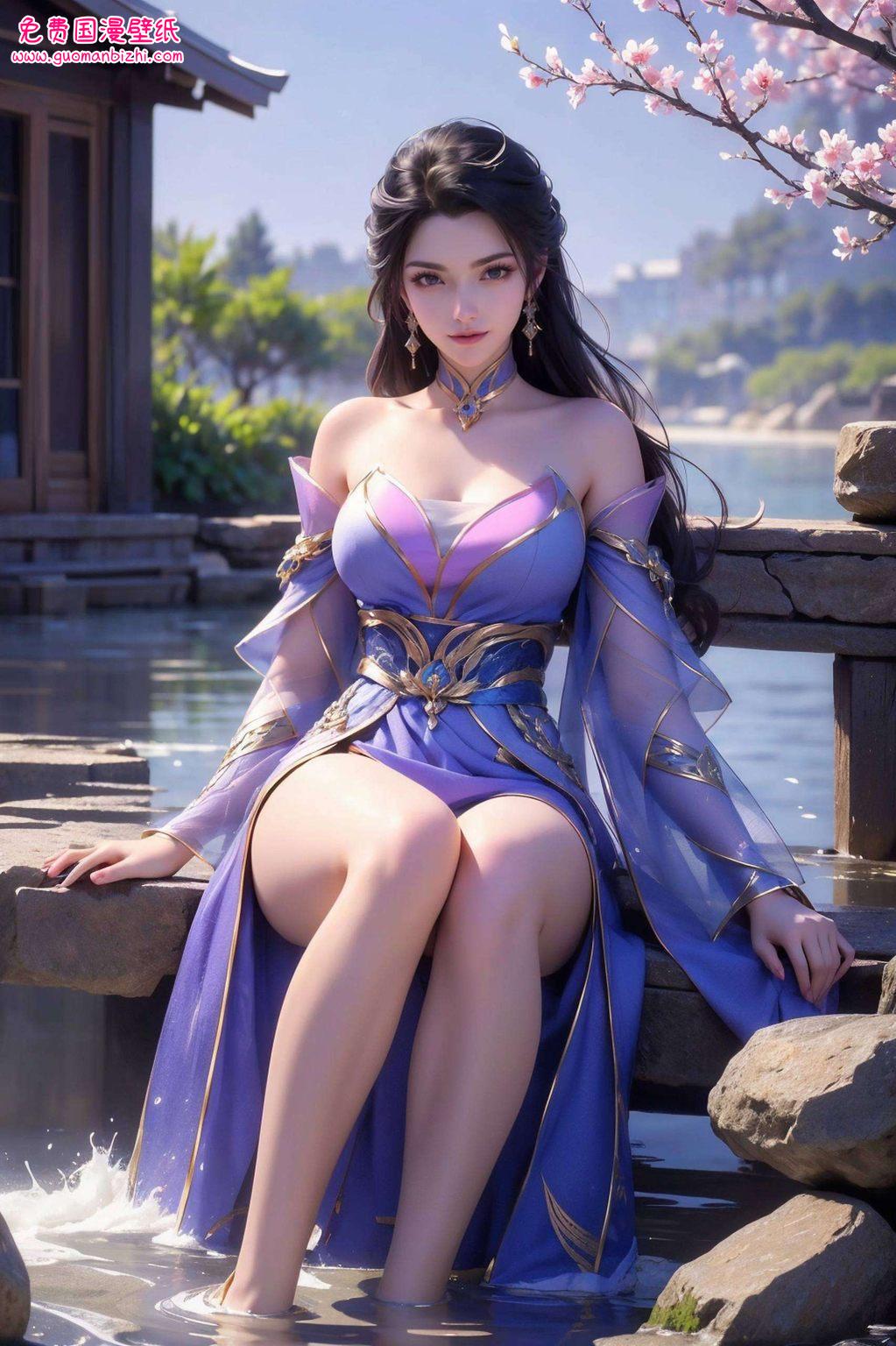 楚灵玉高清伤感壁纸，护眼ipad潮图壁纸，静态中的动态之美。