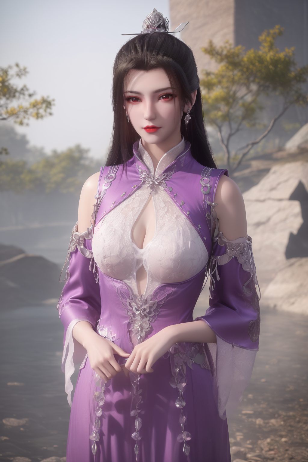 国漫仙逆柳眉AI范例壁纸，高清护眼手机墙纸图文集。