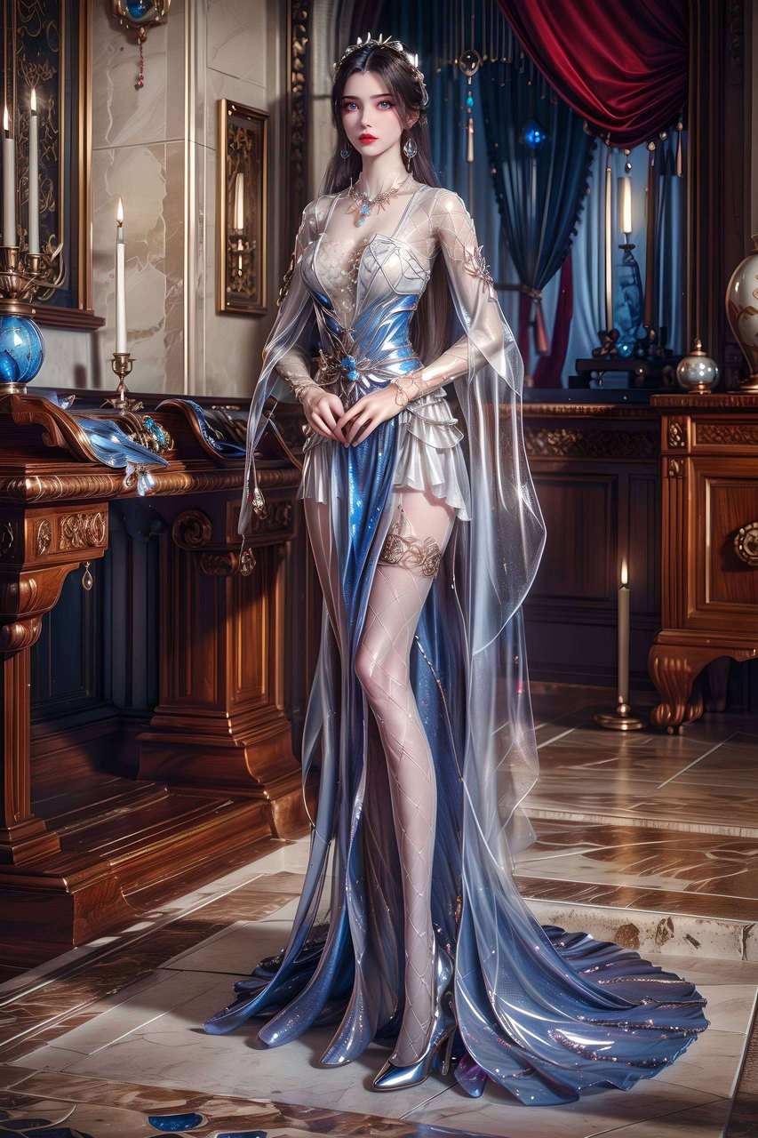 震撼完美像素电脑古风漫画壁纸：李慕婉高清全身壁纸图片