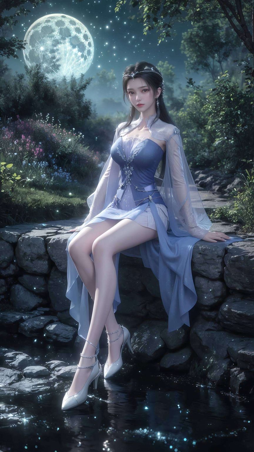 王林李慕婉同屏风采：AI图片AIGC免费壁纸包，Win10专属壁纸墙纸集锦