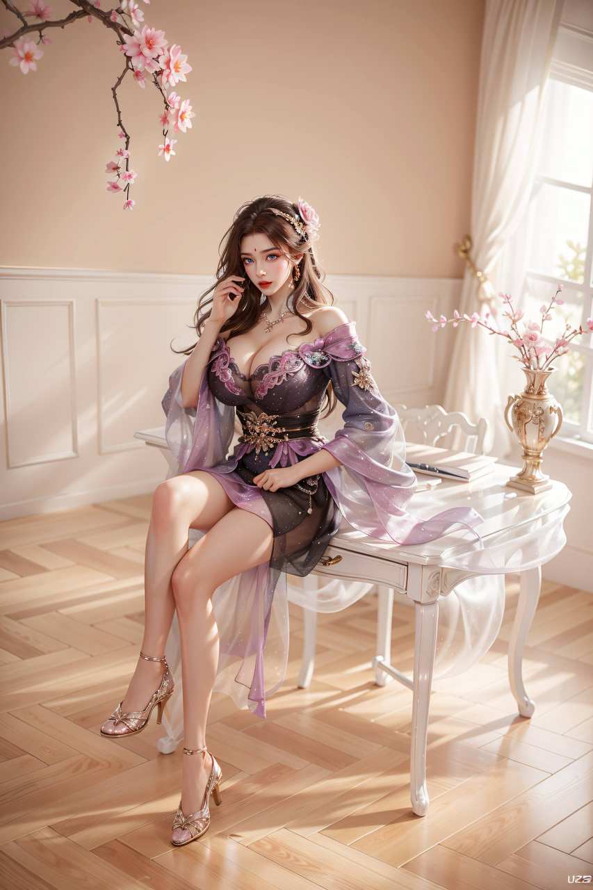 ai手机壁纸:月婵ai服装素材分享