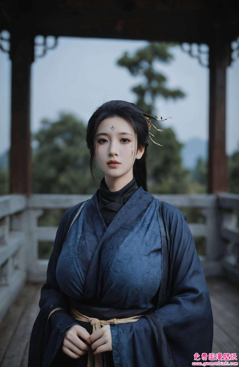 AI壁纸免费壁纸秀：黑神话悟空四妹新造型最新高清电脑桌面装饰图