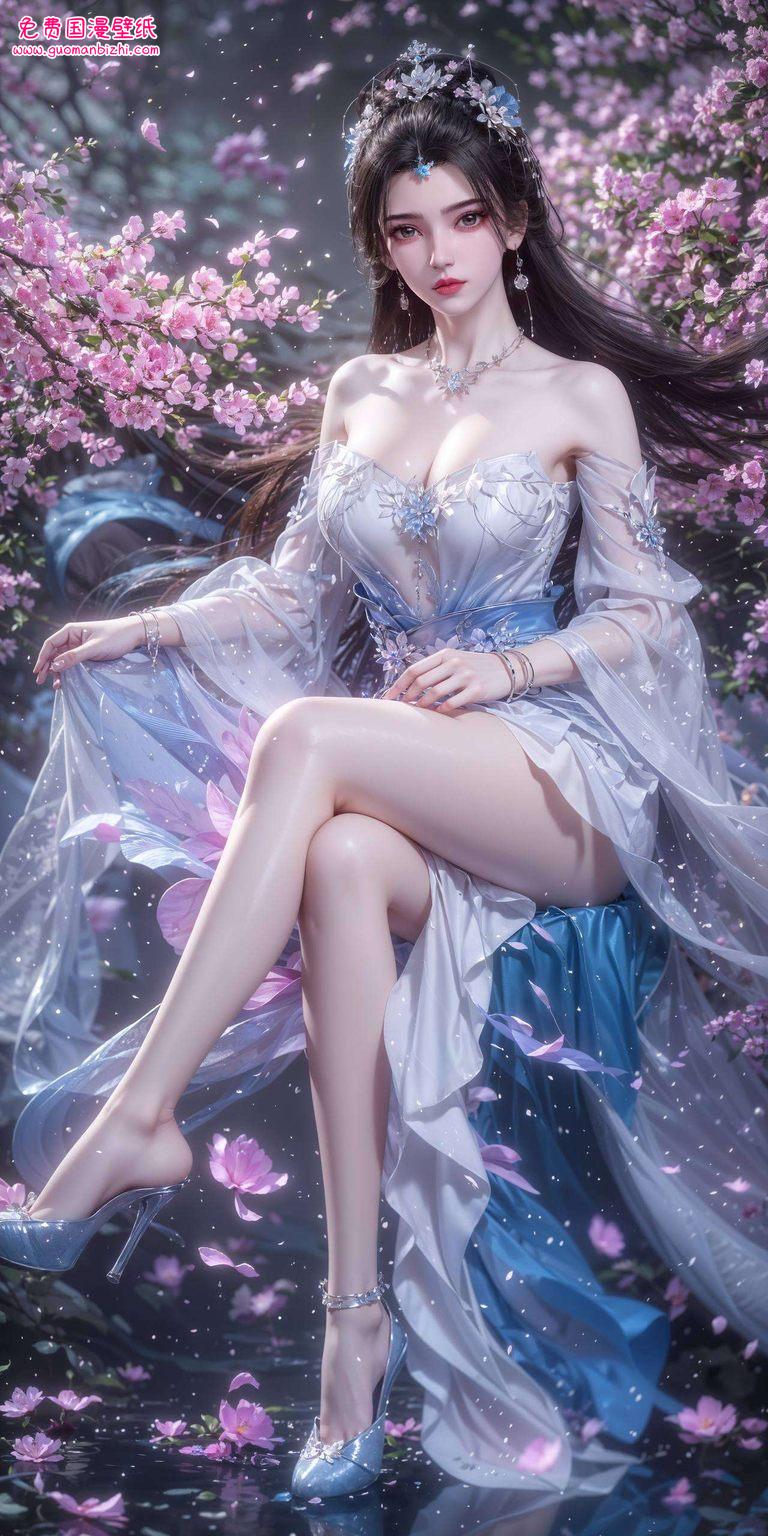 李慕婉正脸风采：AI范例壁纸，免费分享，苹果锁屏必备壁纸集