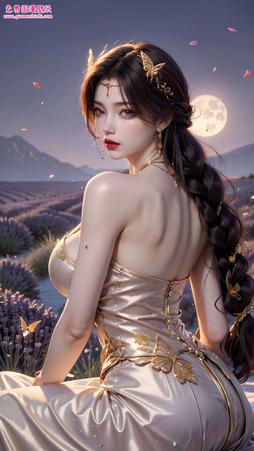 石昊背云曦——AI动漫壁纸，1920×1080高清手机壁纸集锦