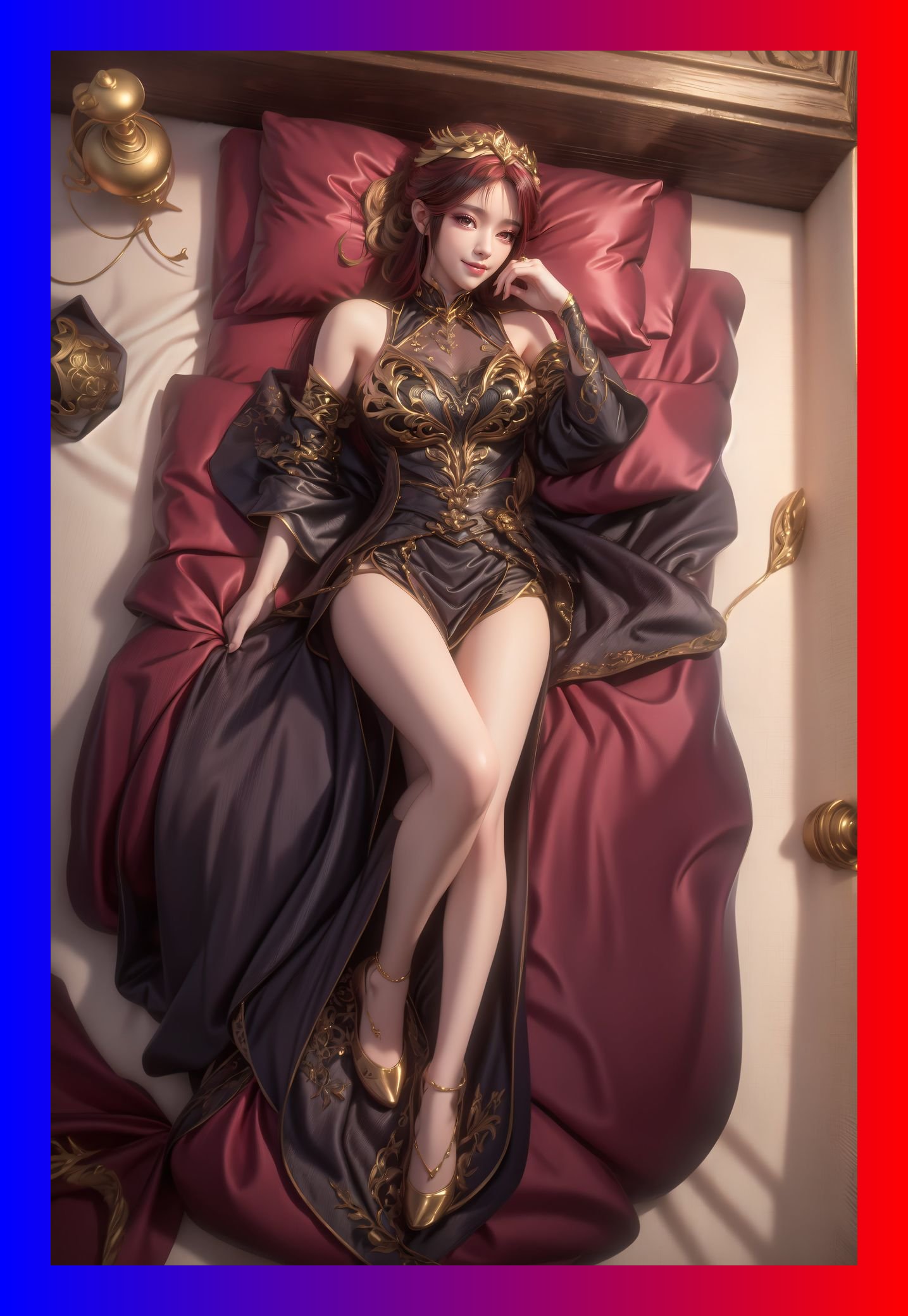 国潮ai桌面百炼成神毒血夫人4k图包打包