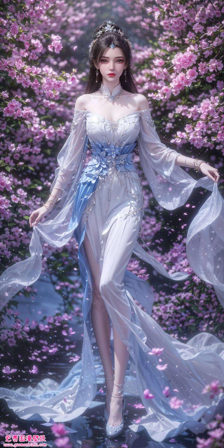 李慕婉高清壁纸集：AI参考AIGC，护眼之选，iPhone古香古色直接保存