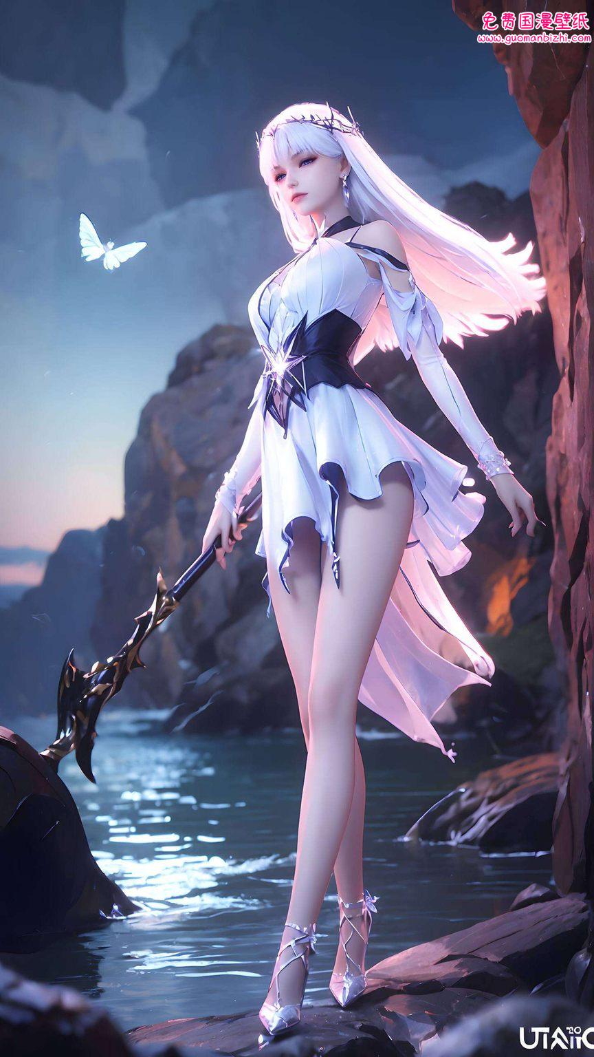 粉色护眼壁纸免费合集：Win10专属圣采儿动态壁纸精选