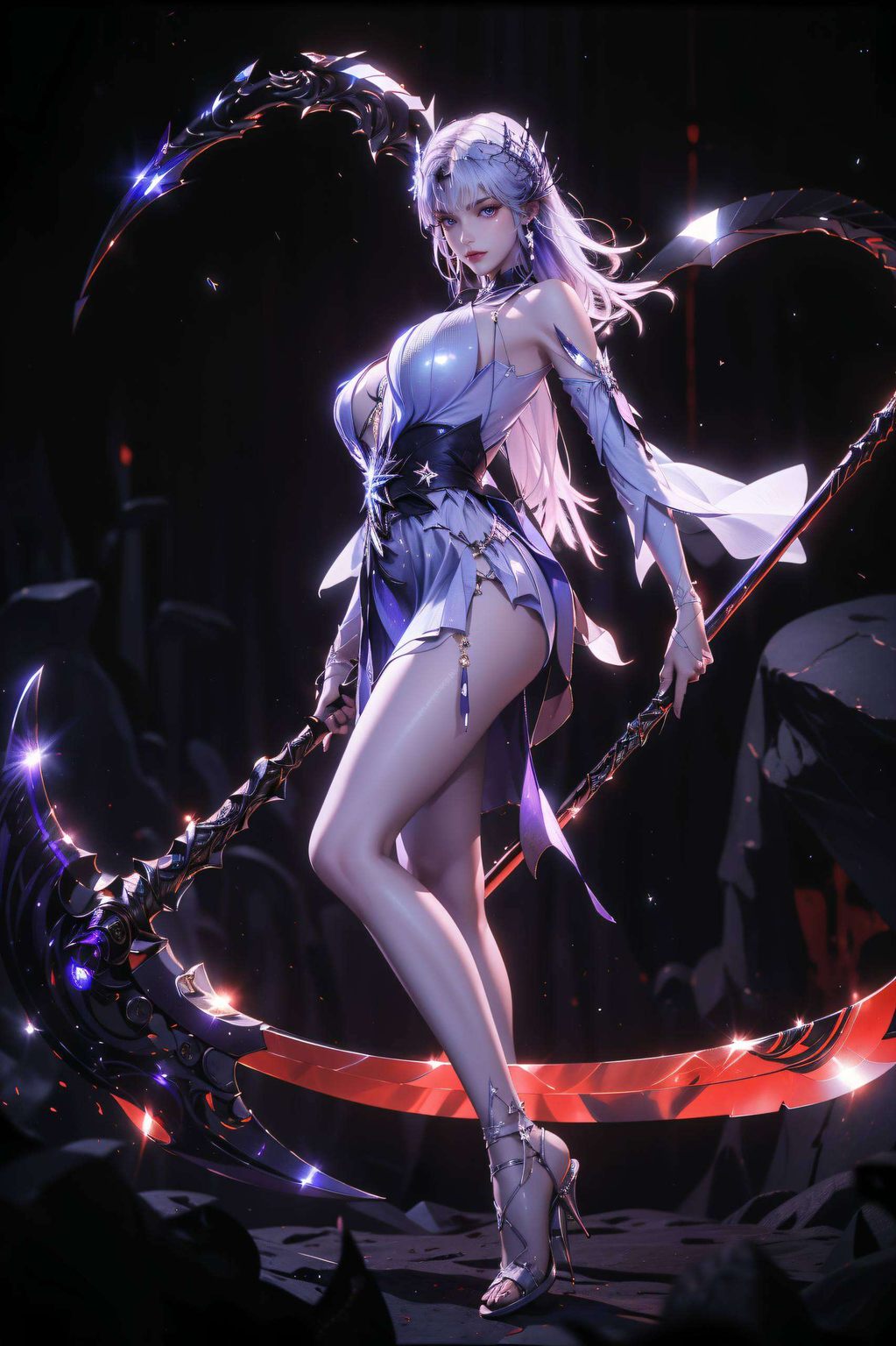 圣采儿高清横版壁纸：AI生成素材，免费粉色iPhone壁纸包