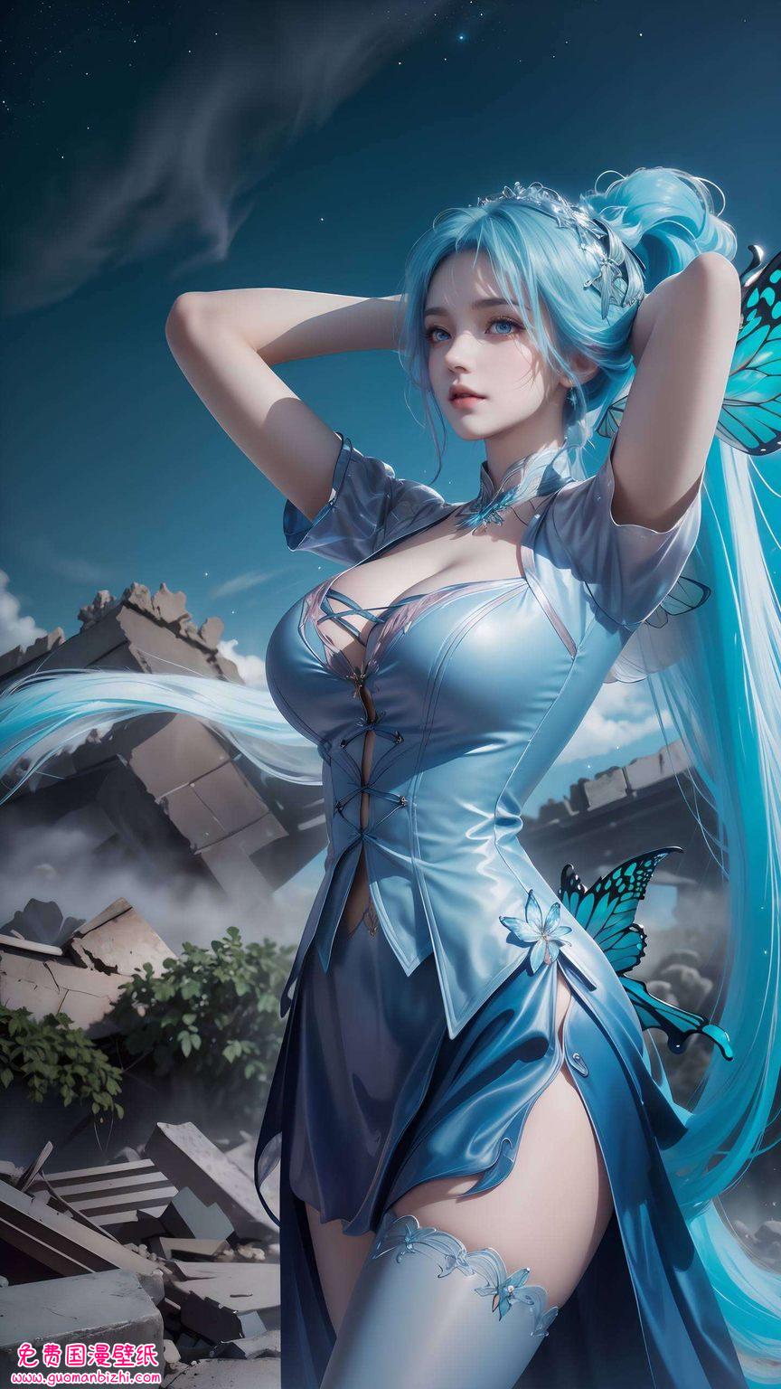 唐舞桐震撼免费壁纸秀：苹果炫彩壁纸手绘图文集锦