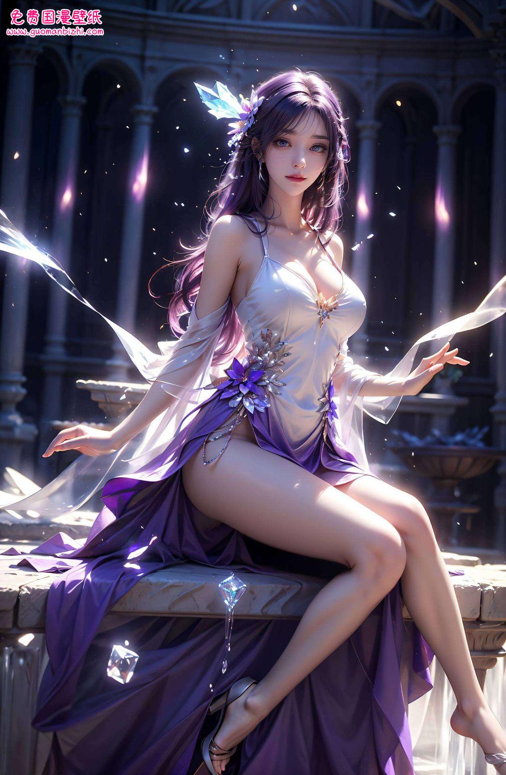 k高清二次元壁纸集，苹果艺术壁纸，云曦卡通头像可爱精选