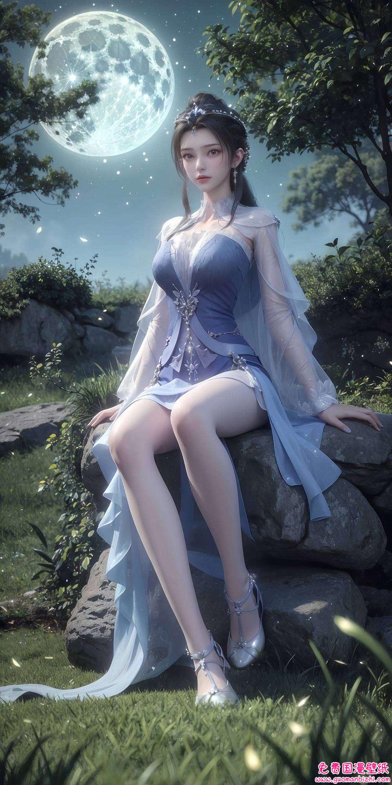 李慕婉高清壁纸集：AI参考AIGC，护眼之选，iPhone古香古色直接保存