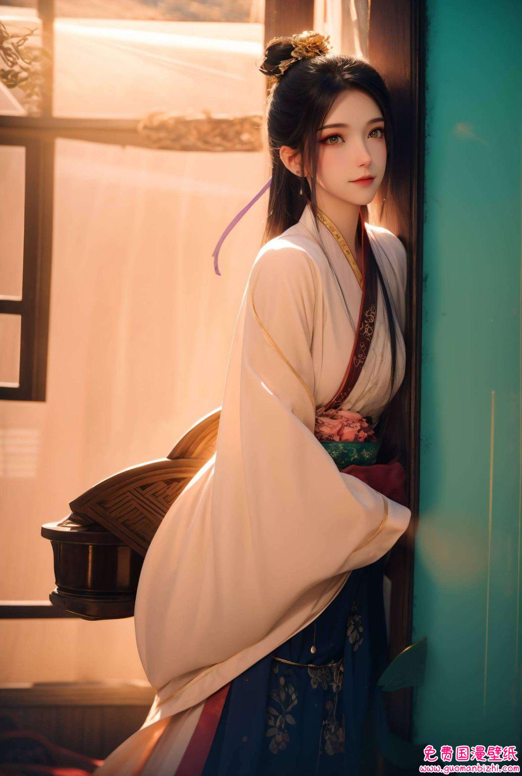 南宫夕儿AI动漫壁纸集——粉色梦幻，Win10高清呈现