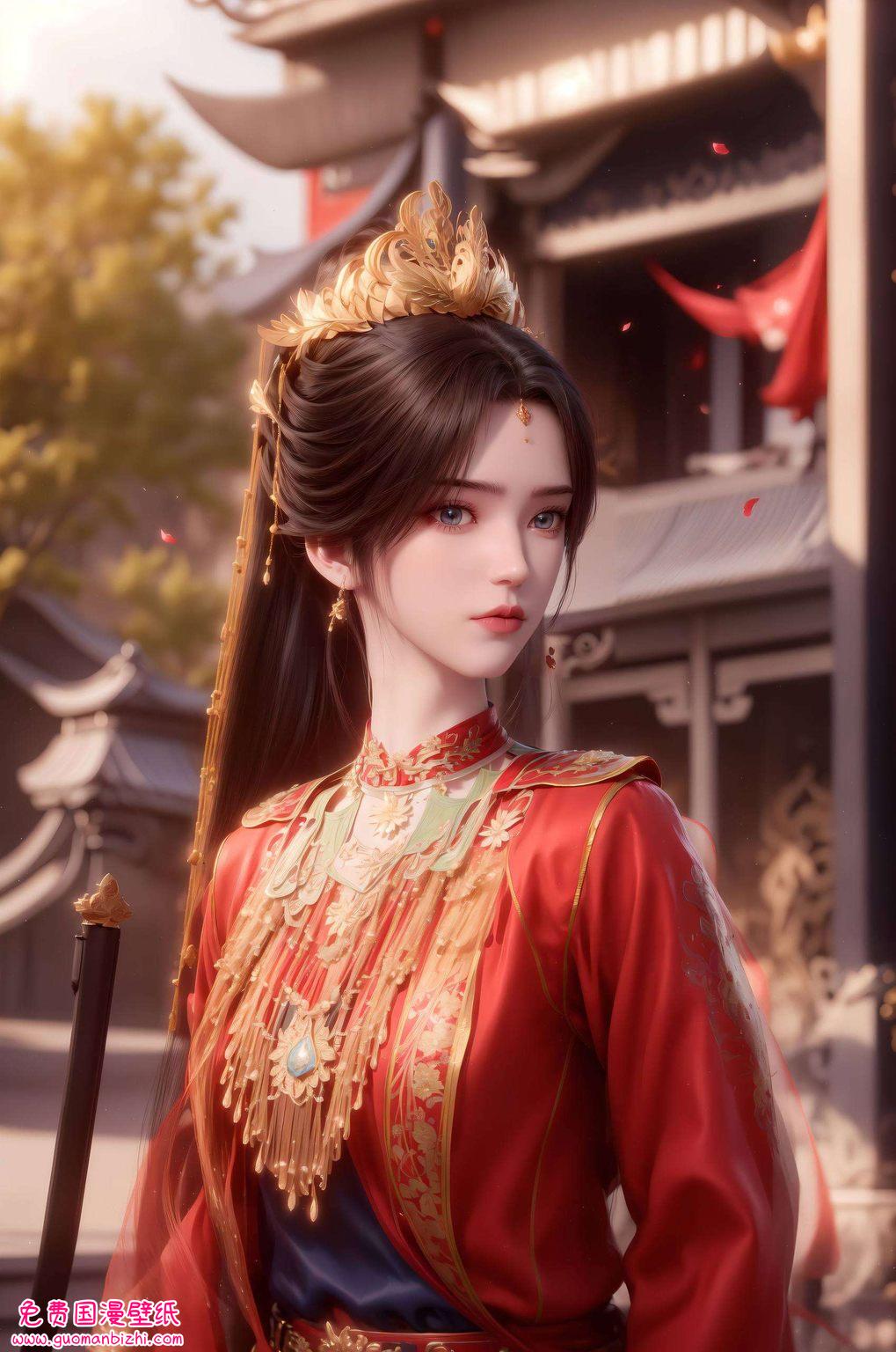 王林李慕婉专属：AI绘画AIGC精细角色iPhone背景图片精选集