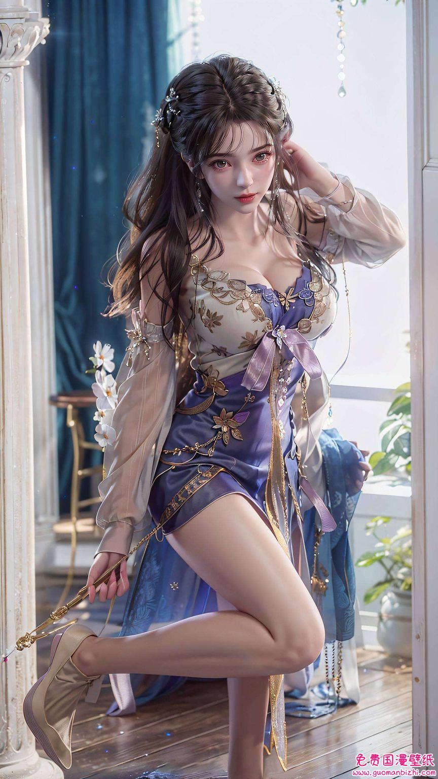 王林李慕婉高清，AI壁纸素材，免费唯美手机壁纸合集苹果呈现