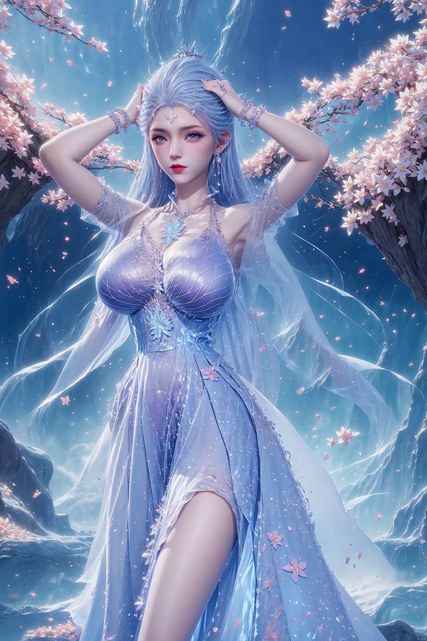 ai电脑壁纸:雪女ai小动作素材分享