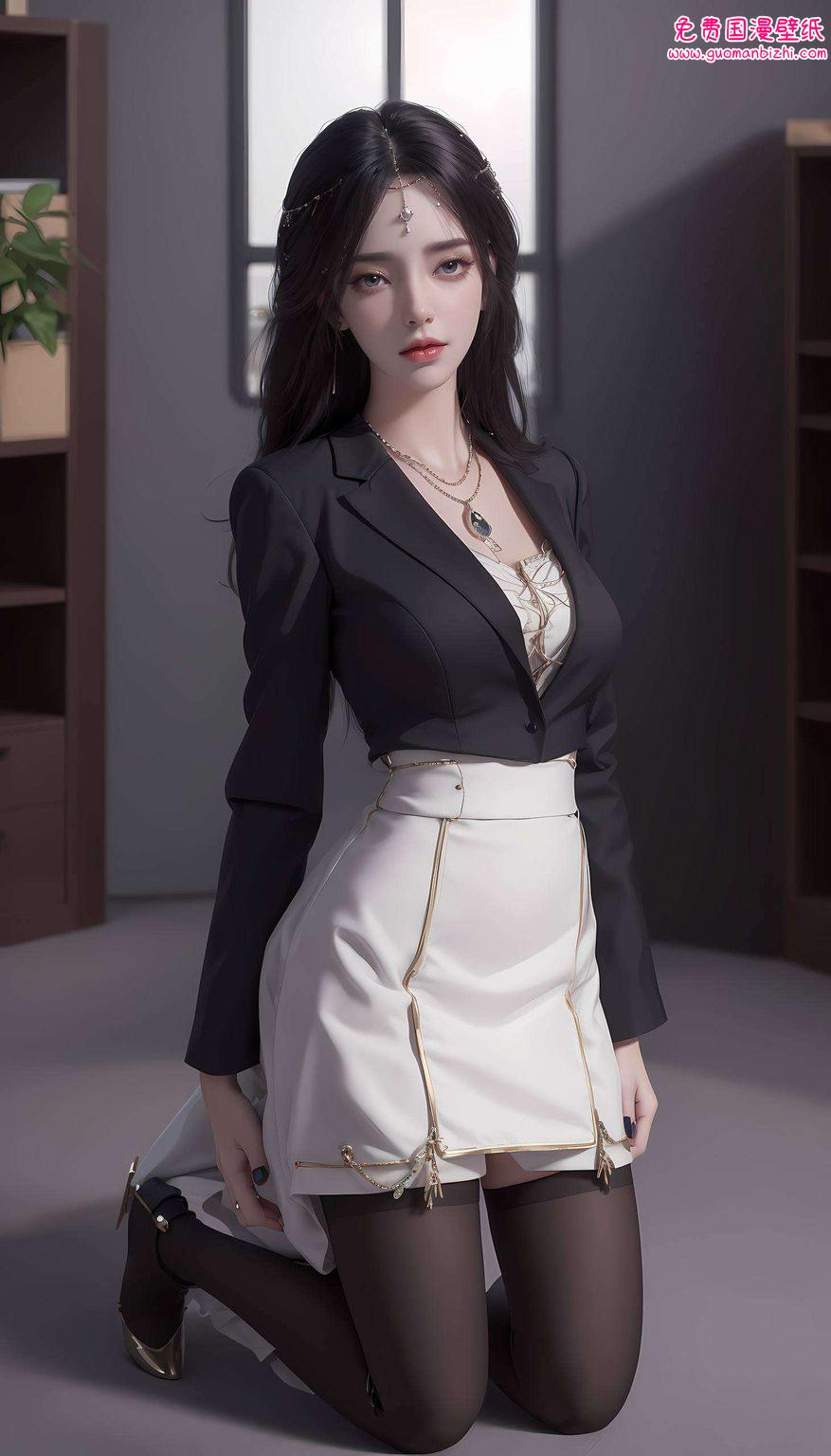 AI图例精细角色，手机炫彩壁纸云曦引擎呈现