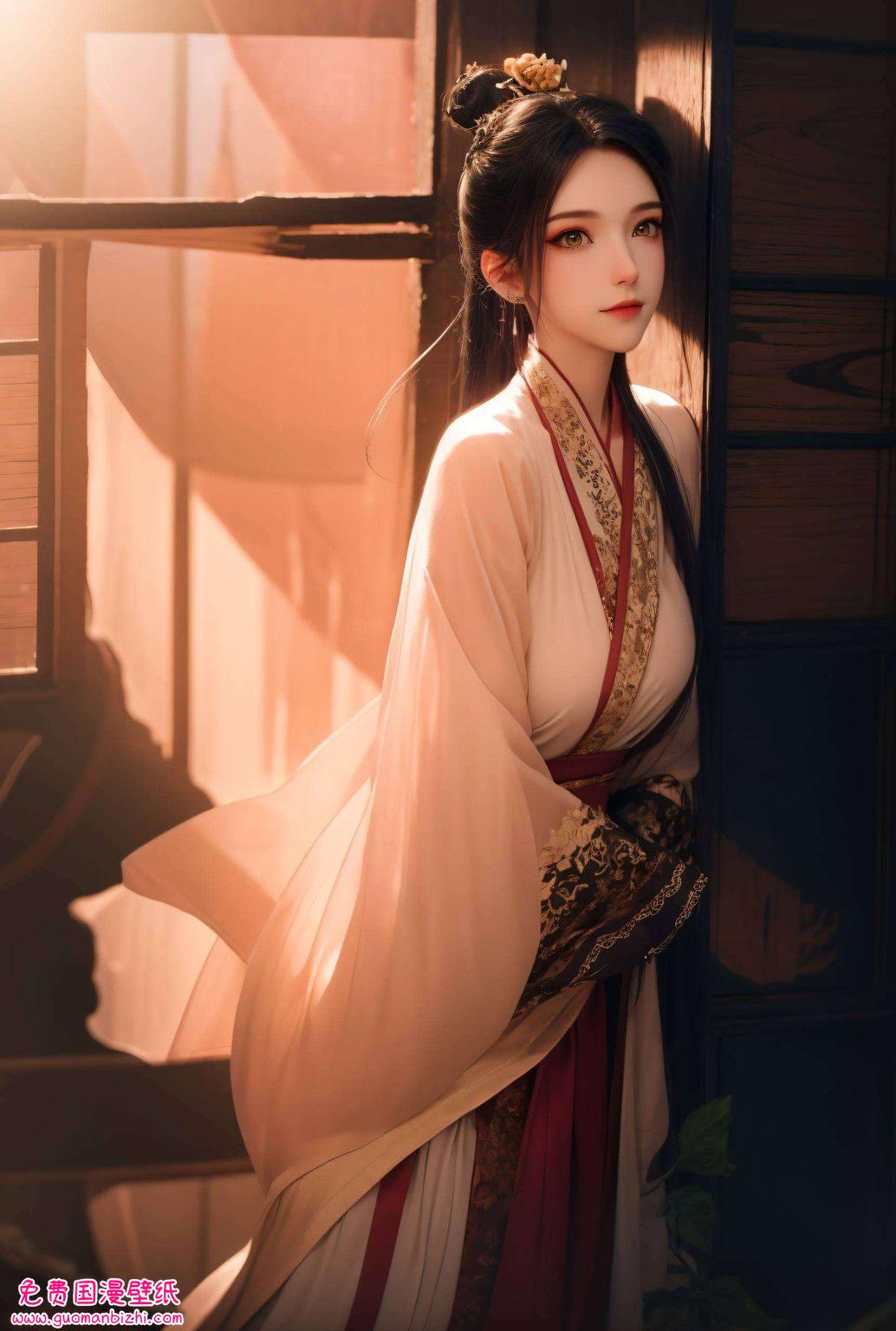 南宫夕儿的三次建模：AI素材、护眼壁纸、平板动画壁纸集锦