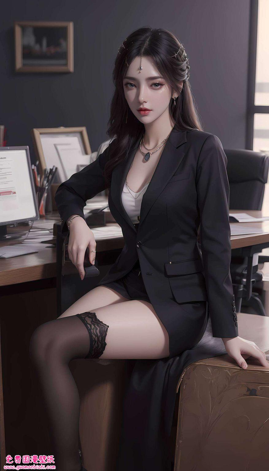 AI参考动漫壁纸，云曦风格苹果桌面主题，完美世界一瞥