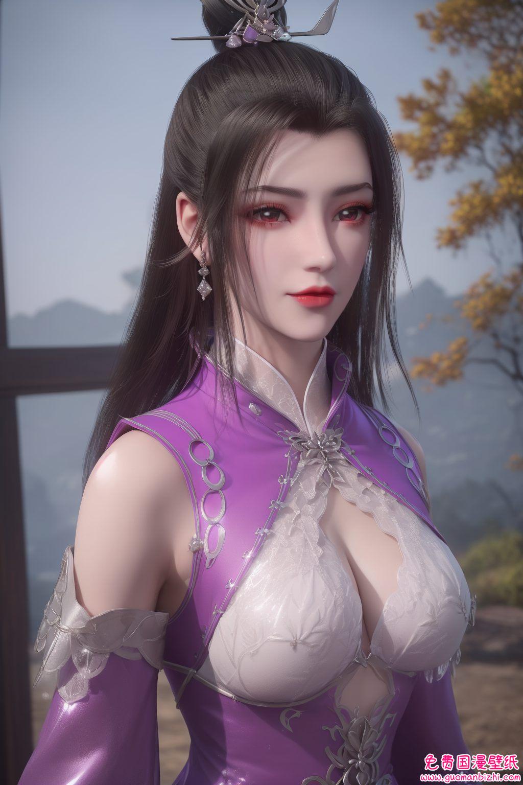 仙逆柳眉婚纱壁纸：震撼动漫风，Win10壁纸背景图片精选集