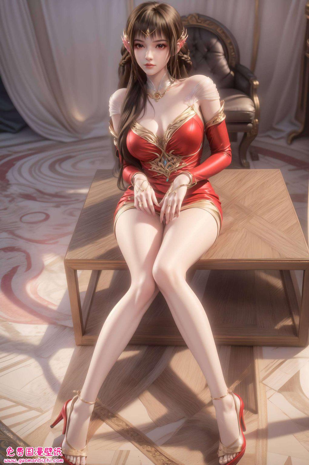 云落梨花：AI动漫人物AIGC精选，免费唯美壁纸包，安卓手机专属