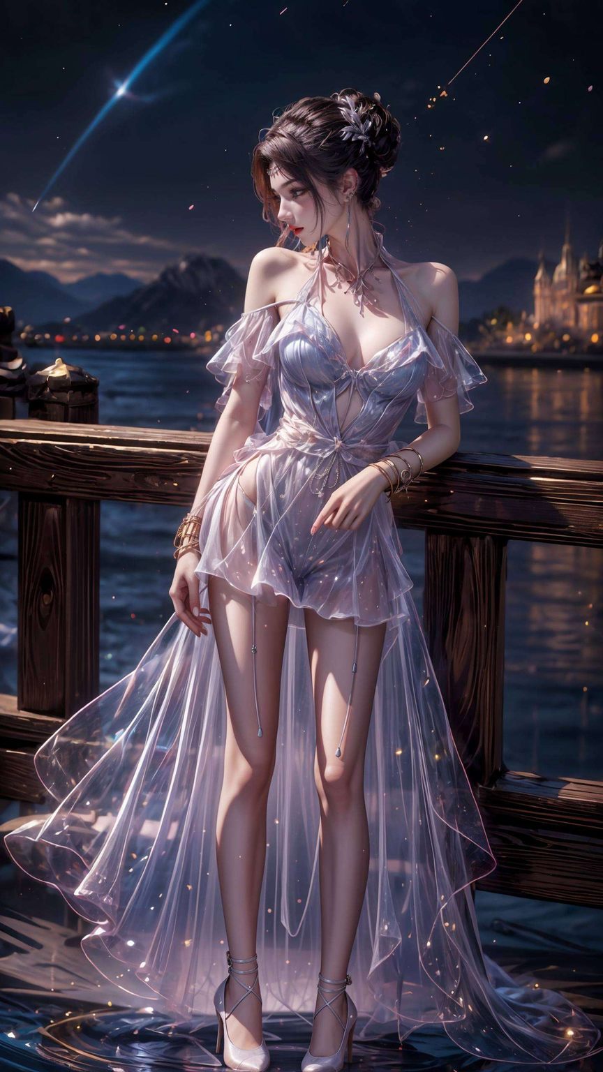 云韵高清壁纸：旗袍美女与AI动漫人物，免费壁纸合集，PC墙纸精选