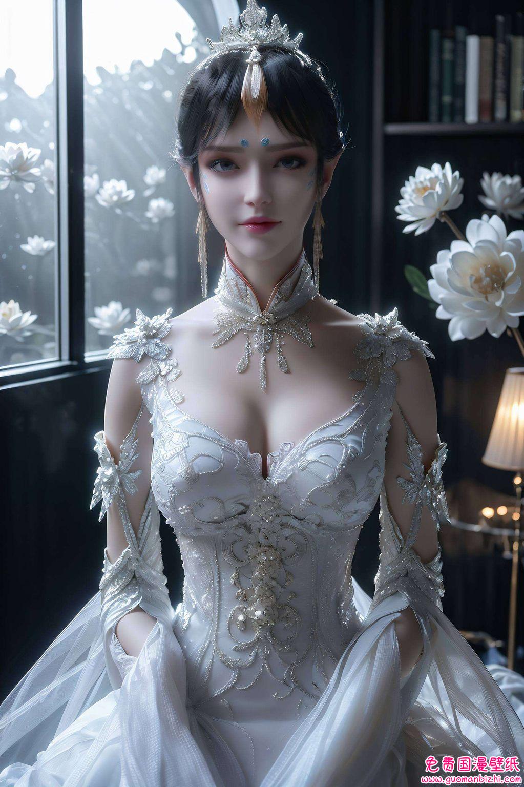 凤清儿壁纸4k新建模高清：AI范例壁纸，护眼之选，iPad桌面必备。