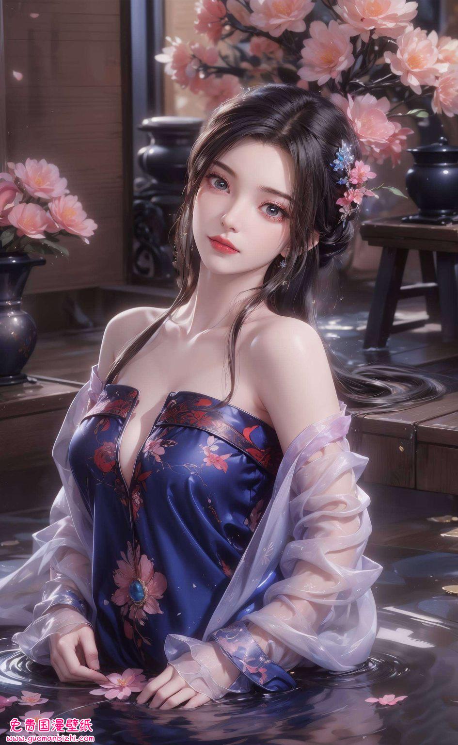 古风漫画壁纸集：大家都喜欢的精细角色，一生至爱李慕婉，高清呈现。