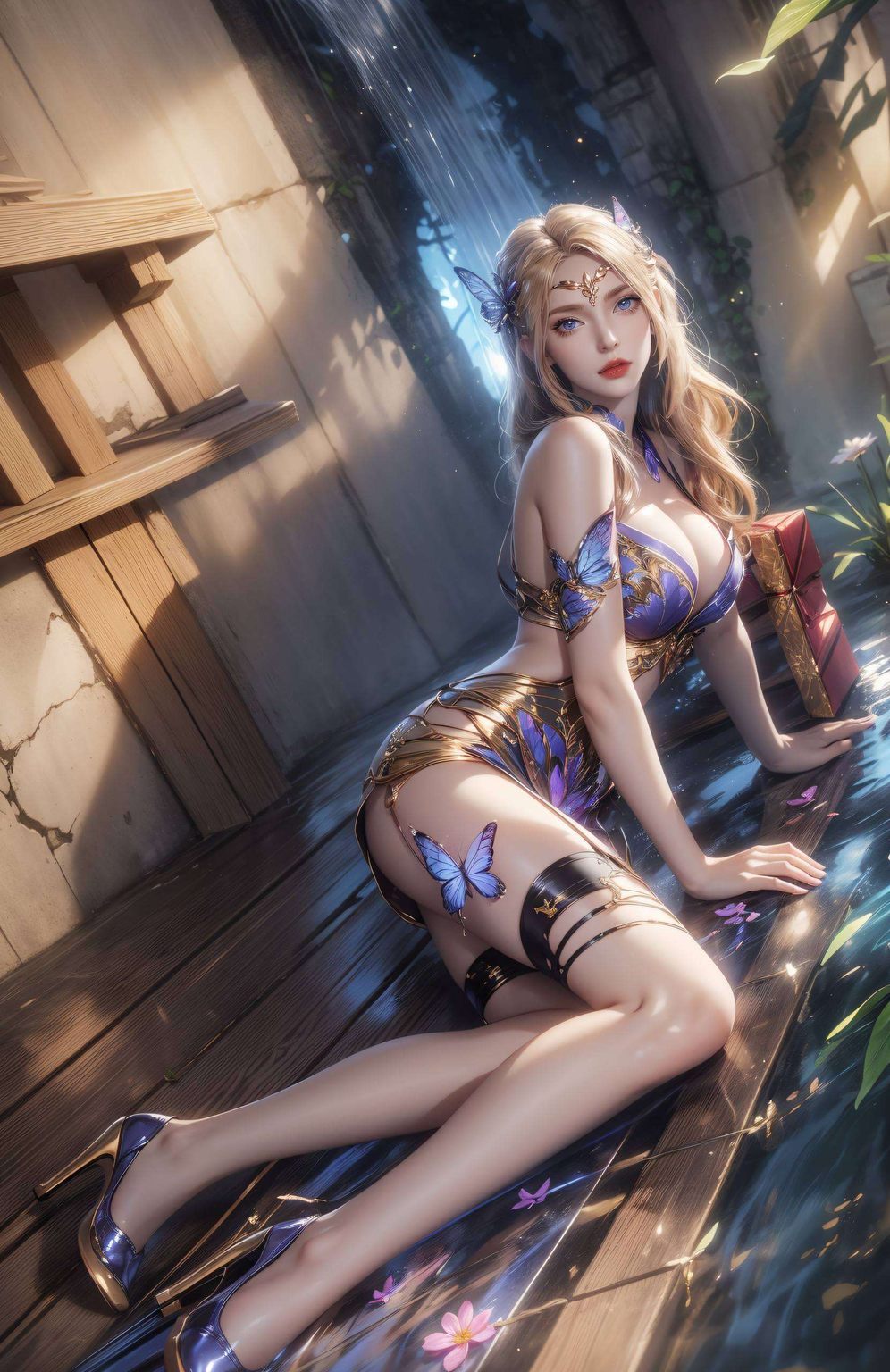 千仞雪美壁纸集：AI素材壁纸，免费分享，Win10桌面图片精选