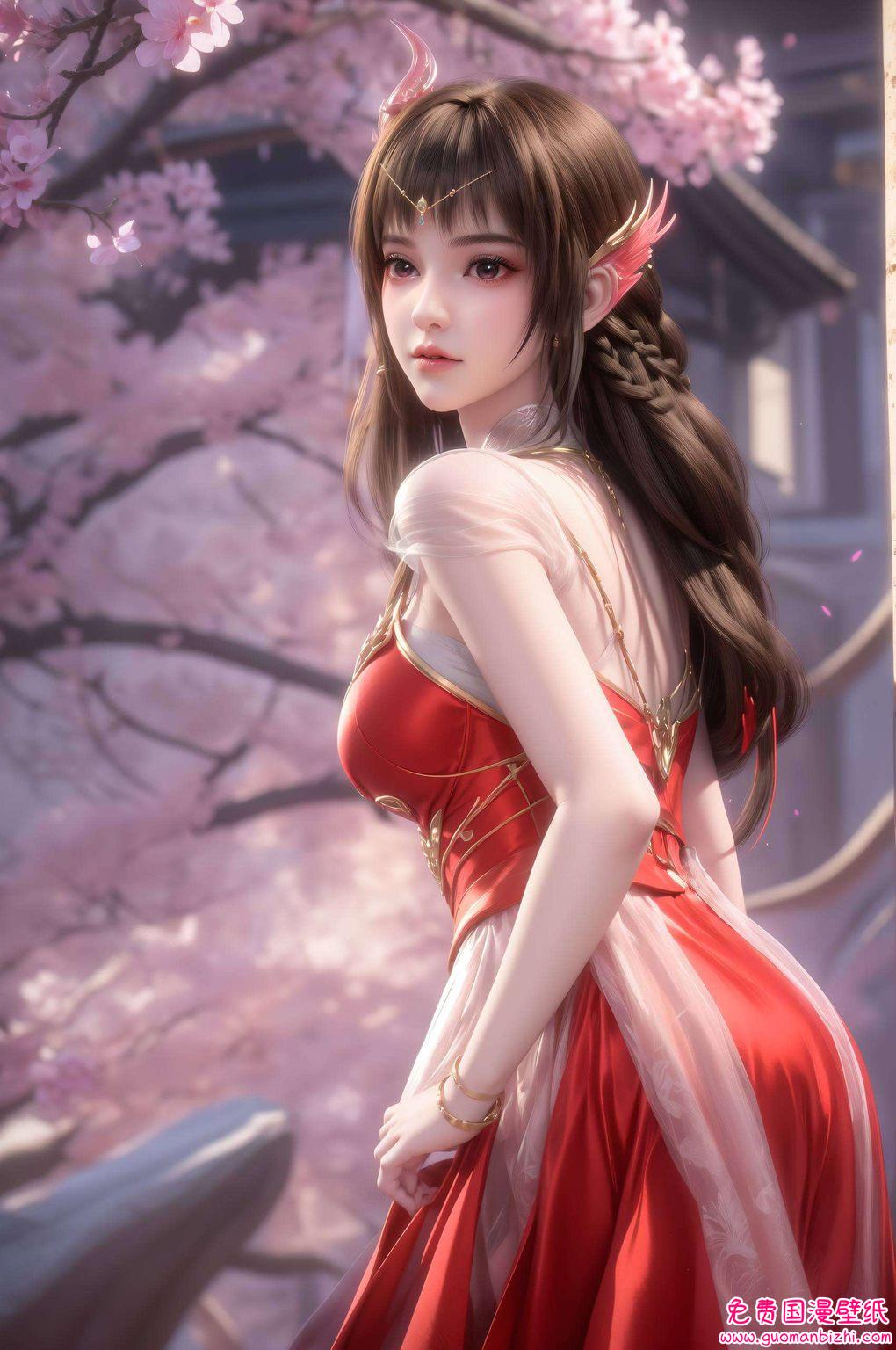 落云谣特集：护眼壁纸大全，苹果粉色高清壁纸精选