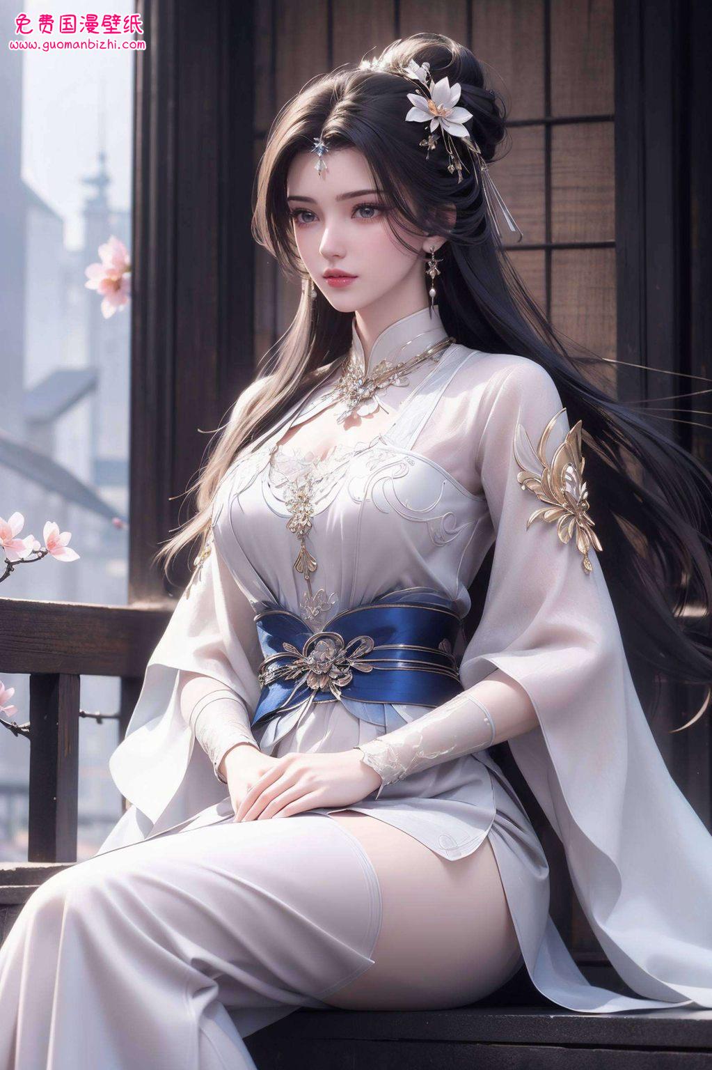 仙逆动漫李慕婉：AI图例免费壁纸下载，苹果古风美学盛宴